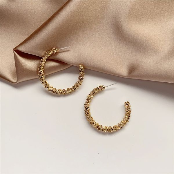

fashion alloy s925 c-shaped semi-circular earrings circle simple female, Golden