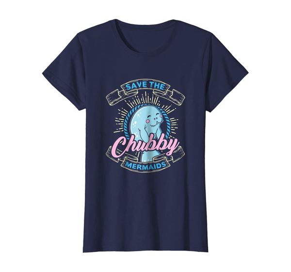 

Womens Manatee Tshirt :SAVE THE CHUBBY MERMAIDS, Mainly pictures