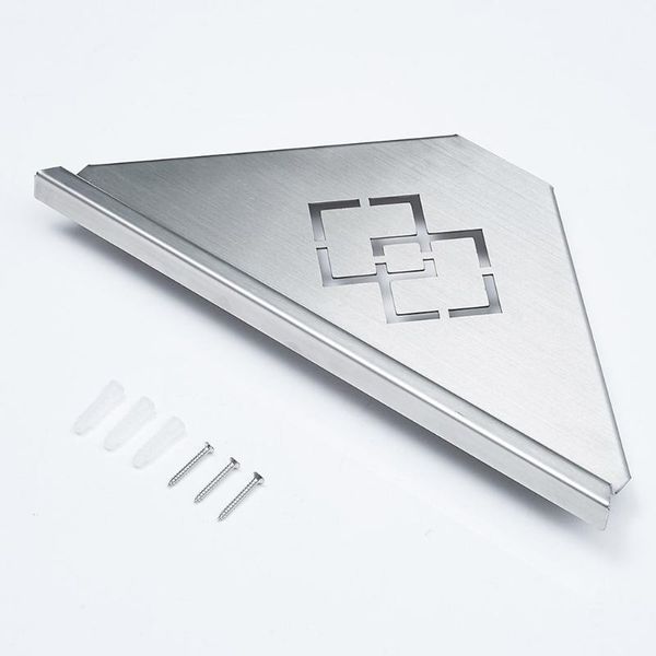 

bathroom shelves quick drain storage screw mounted shower organizer stainless steel holder shelf corner shampoo anti rust waterproof