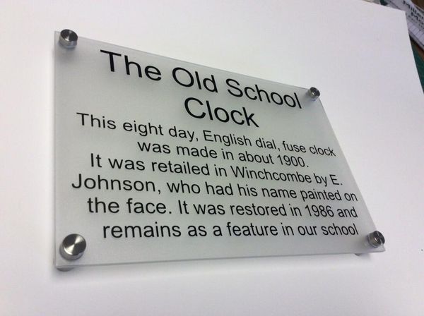 

other door hardware customize personalised custom plaque sign name wall office house 4 x fittings 250 170mm