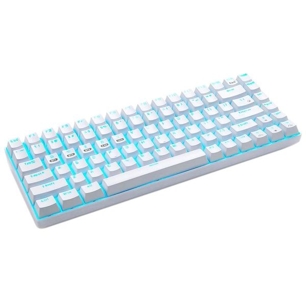 

gaming keyboard,84 keys backlit keyboard 5.0 wireless type-c three mode dynamic effect keyboards