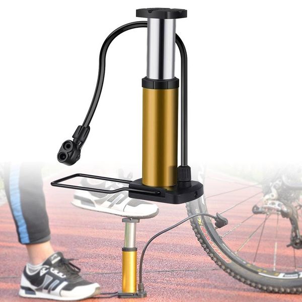 

bike pumps pump mini floor foot activated bicycle air and aluminum alloy portable mountain tire com