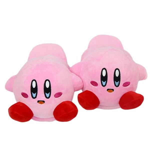 

slippers 2021 game cartoon plush girl heart home half pack warm cotton shoes, Black