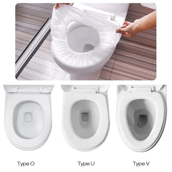 

toilet seat covers 100 pcs portable cover home travel disposable waterproof wc cushion for the bathroom