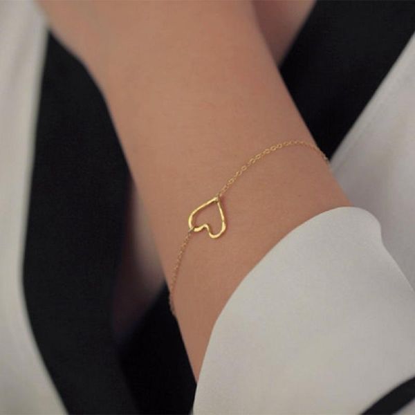 

eurpean and american fashion contacted simple delicate lady seet personality bracelet link, chain, Black