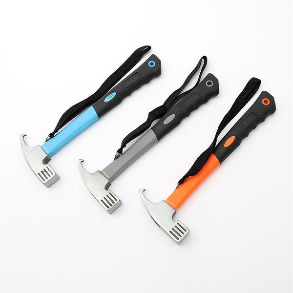 

hand tools garden tent multifunctional hammer camping hammer, special high carbon steel claw for nails