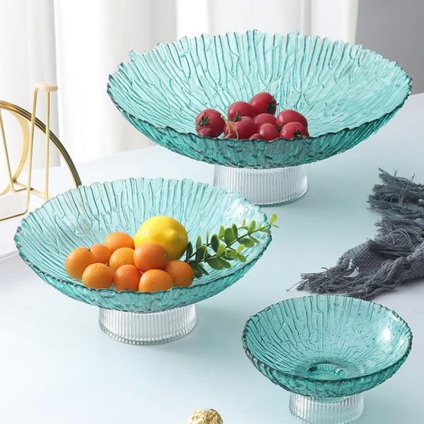 

kitchen storage & organization nordic entry lux style high foot tray fruit cake snack candy plate creative basket pots fashion tableware gif