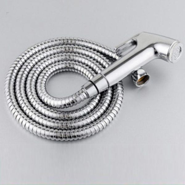 

stainless steel handheld bidet spray shower head shattaf toilet adapter hose/kit bath accessory set