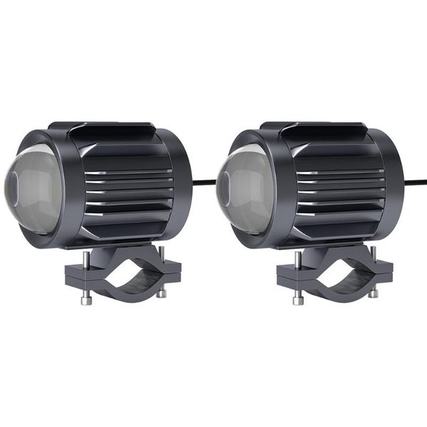 

car headlights 1 pair led headlight bulb light for or motorcycle use (black)