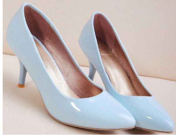 

women's shoes in spring and autumn high fine heel pointed end@2038, Black