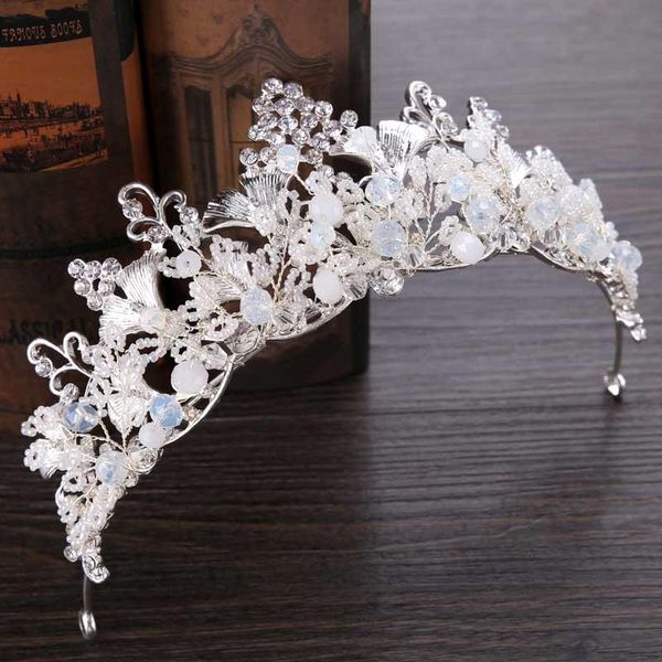

hair clips & barrettes -sale wedding crown silver rhinestones crystal bridal handmade headband pageant birthday prom party princess tiara fo, Golden;silver