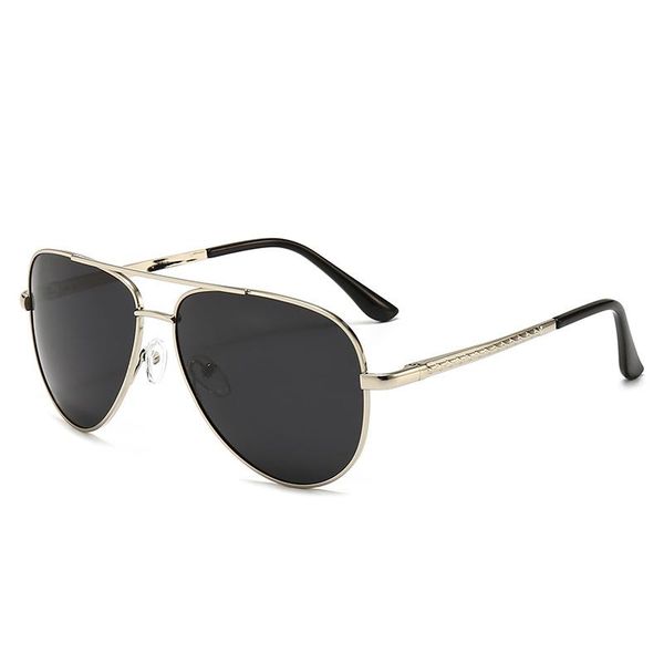 

sunglasses 2021 fashion black metal frame polarizing, White;black