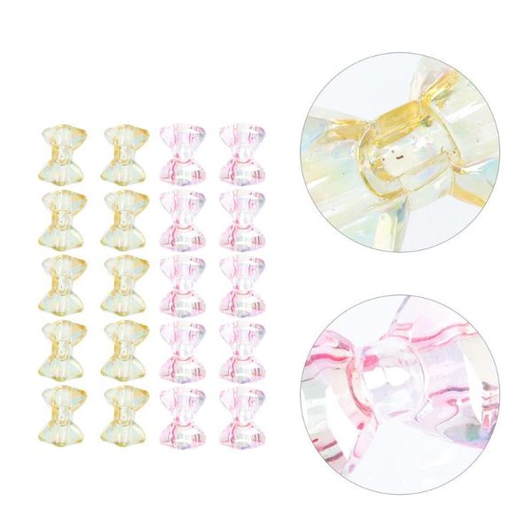 

nail drill & accessories 20pcs art mini bowknot delicate decoration creative