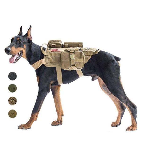 

outdoor cool pet clothing working dog clothes hunting vest suit for large collars & leashes