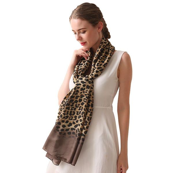 

scarves noble quality silk scarf women's printed satin mulberry sunscreen all-match long beach shawl, Blue;gray