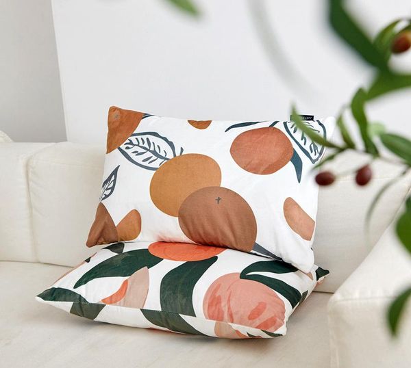 

cushion/decorative pillow 35x55cm simple fruit cushion cover sofa decorative lumbar chair car waist pillowcase home decoration