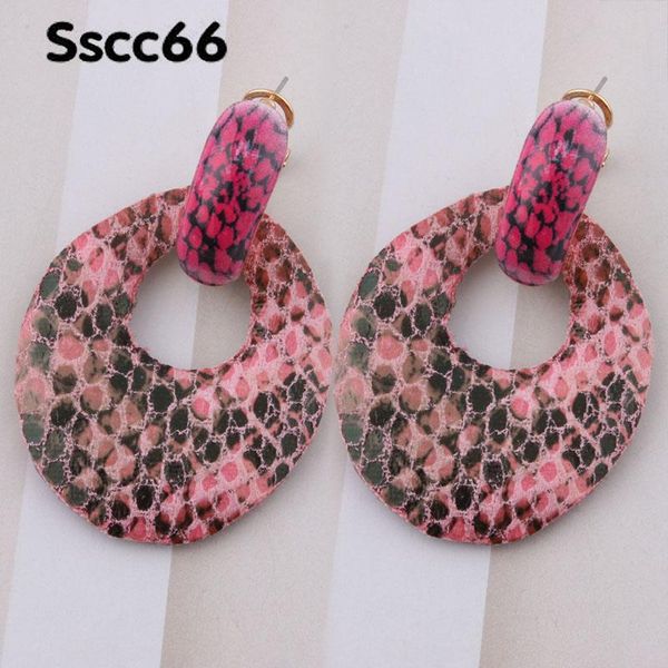 

sscc66 snake earring tiger leather large water drop big earrings woman zinc alloy retro brinco ear oorbellen christmas gift dangle & chandel, Silver