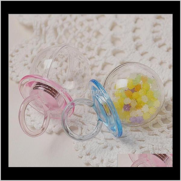 Друбная упаковка праздничная домашняя садгрейд PS Pacifier Transparent Plastic 12шт полнолуние в полнолуние