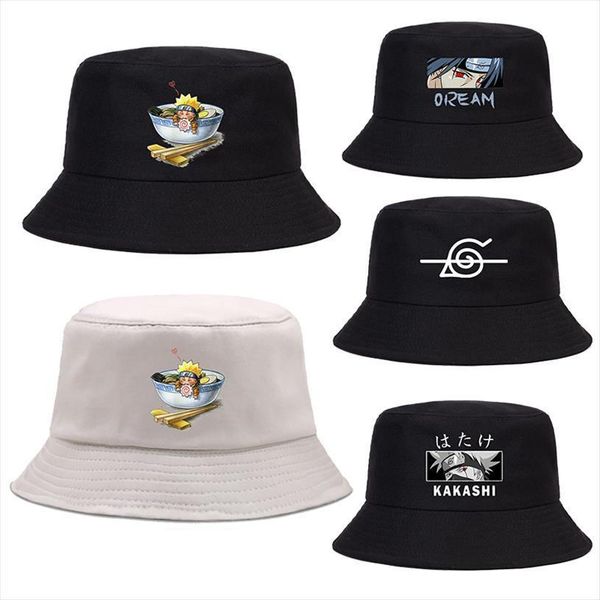 

japanese anime summer hat women men panama bucket cap the design flat visor harajuku fisherman, Blue;gray