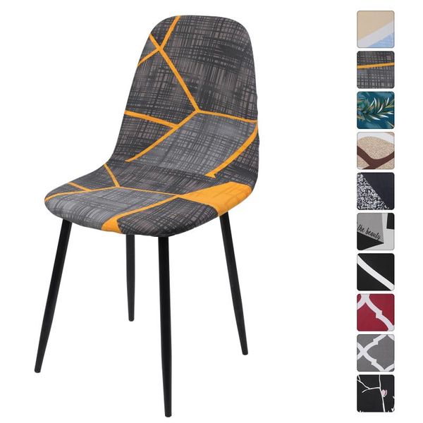 

printed stretch chair cover big elastic seat covers office slipcovers restaurant banquet home decoration