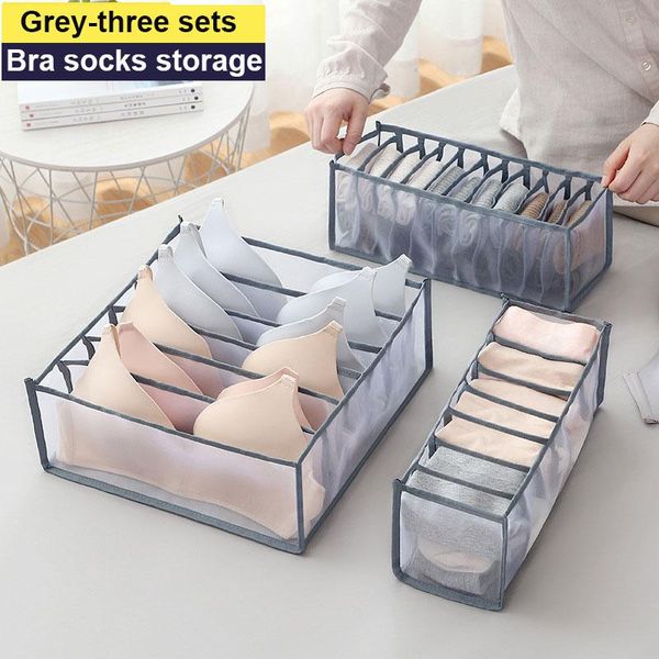 

storage drawers multi-size foldable boxes underwear closet drawer divider lidded organizer box for ties socks bra bedroom