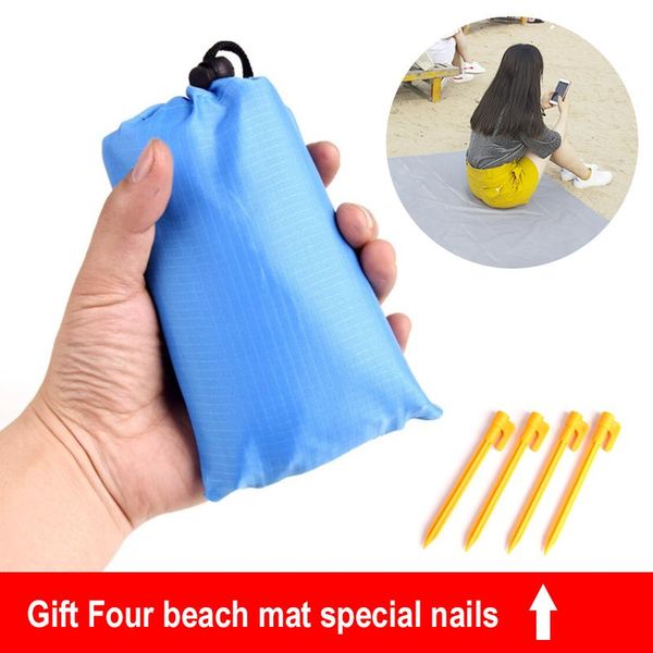 

outdoor pads small compact beach mat light and durable travel blanket sandproof camping picnic