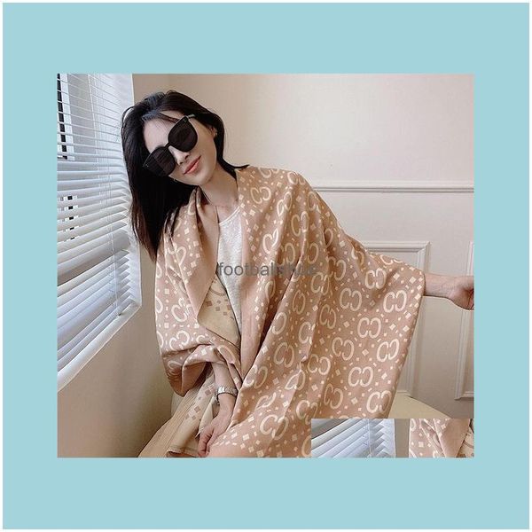 

wraps hats, & gloves aessories letter print scarves fashion designer cashmere scarf women casual style spring autumn elegant chiffon shawl l, Blue;gray