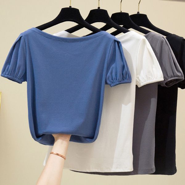 

women's t-shirt summer shirts, tank , canoe collar, short sleeves, women's t-shirt, korean fashion, clothes, t-shirts, 's 0cl, White