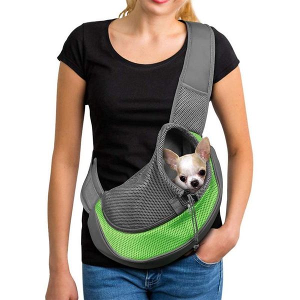

cat puppy carrier soft comfortable breathable dog outdoor travel handbag pouch mesh shoulder bag sling pet tote car seat covers