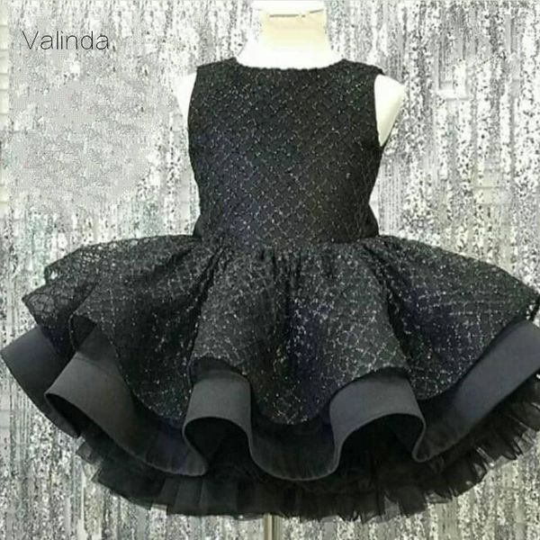 

black baby girl dresses for birthday party knee length pageant dress girl's, Red;yellow