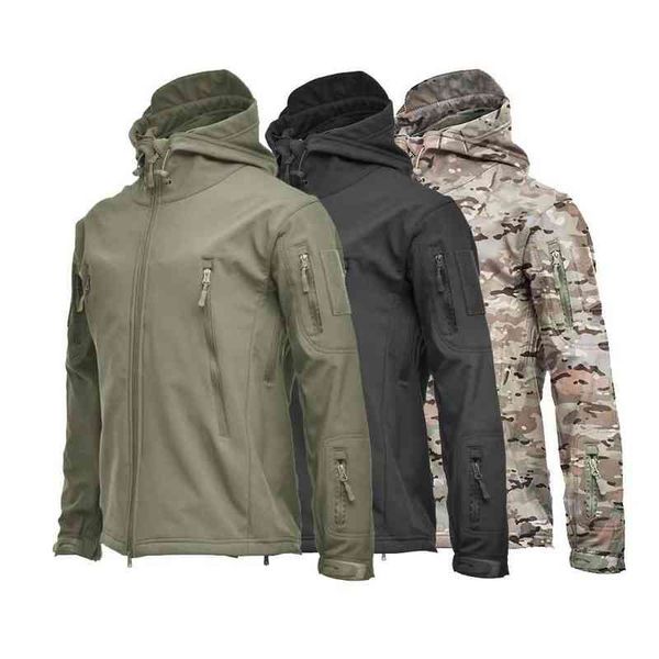 

2021 new men's faux fur jacket outdoor soft shell fleece and women's windproof waterproof breathable thermal three in one youth ho, Black