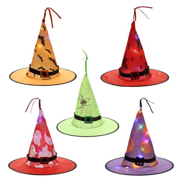 

party hats 5pcs witch props luminous decorative (mixed style)