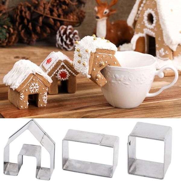 

baking moulds 3pcs cake mould three types anti-sticking stainless steel cookie tool for diy kitchen accessories tools bakeware