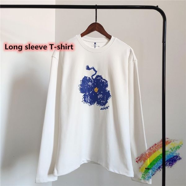 

long sleeve t-shirts men women 1 blue embroidery tees, White;black