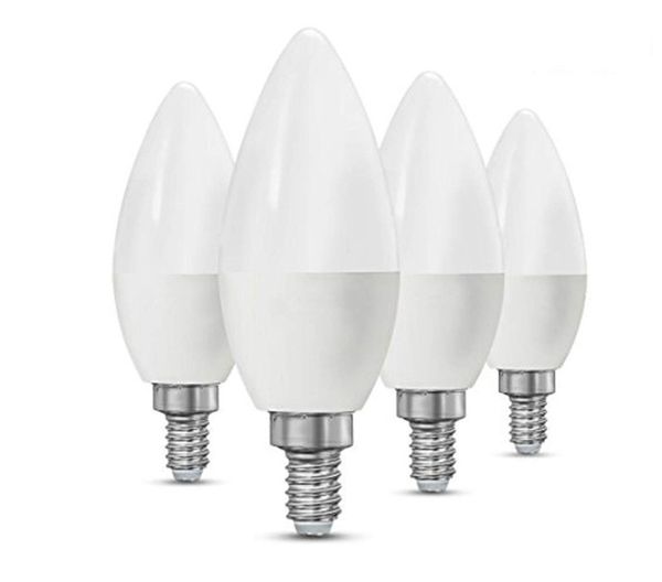 10PCS Ha Condotto La Lampadina Della Candela E14 5W 7W 9W AC220V Risparmiare Energia faretto Caldo/freddo bianco chandlier lampada di cristallo Ampolla Bombillas Casa