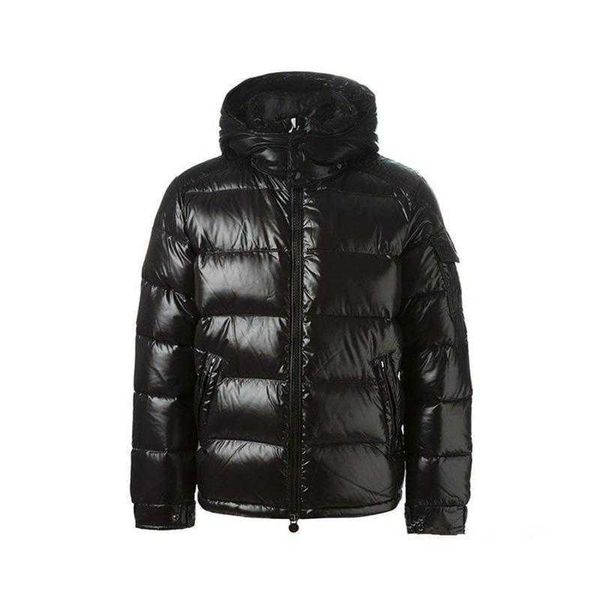 

mens designer coat hooded parka men winter jacket windbreaker parkas down coats thick jackets man fashion women jackets asian size men', Black