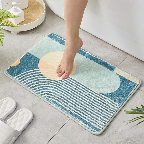 

bath mats modern bathroom kitchen carpet hallway welcome floor mat house home doormats rug living room toilet anti-slip indoor