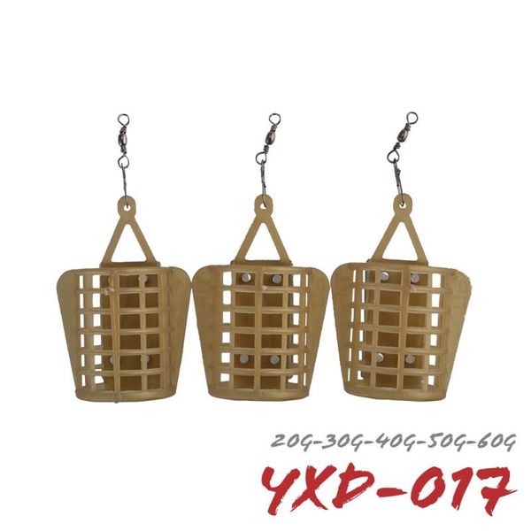 

feeder fishing tool accessories bait cage 20g-60g carbon steel hook metal carp hair rig sharp hooks