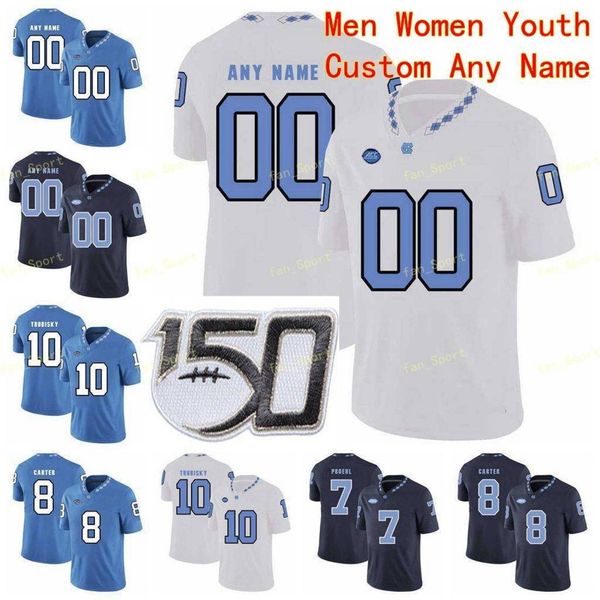 

ncaa college jerseys north carolina tar heels 1 khafre brown 10 andre smith 10 mitchell trubisky 10 ruder 11 nathan elliott custom football, Black