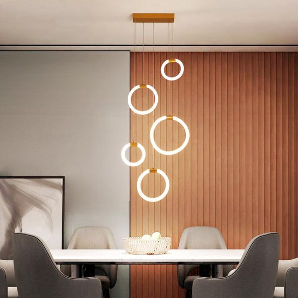 

chandeliers gold/black led chandelier lighting for diningroom living room villa el lustre hanging modern light fixtures