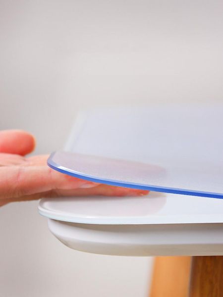 

table cloth custom 2mm thick food grade pvc transparent tablecloth odorless rectangle wood protector waterproof oval round mat