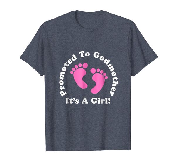

Promoted To Godmother It' A Girl Tshirt Baptism Christening, Mainly pictures