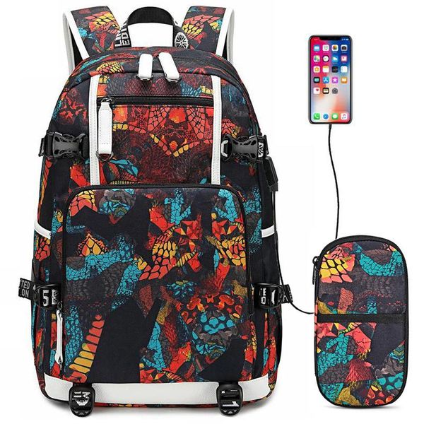 

backpack starry 2021 oxford waterproof school bag large capacity computer for teenagers schoolbag