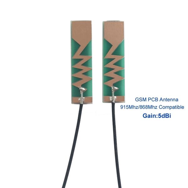 IPEX U.FL RF1.13 Cabo Coaxial 5DBI Interno 915MHz 868MHz Antena Flexível GSM PCB Antenas 10pcs / lote