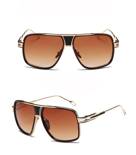 

fashion sunglasses frames oversize women square glasses brand designer men transparent frame clear lens, Black