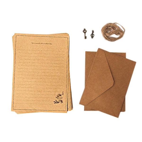 

pcs vintage kraft paper writing european style for letter stationery gift wrap
