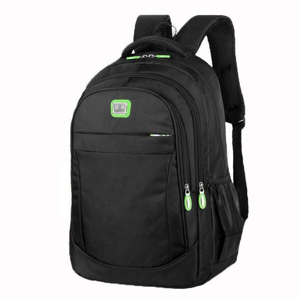 

nylon backpack men large capacity teenage boys school bags black multifunction male 2021