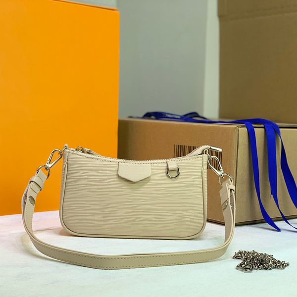 

bag m80471 easy pouch on strap shoulder women water ripple handbags coin purse woman chain crossbody bags designers carry around