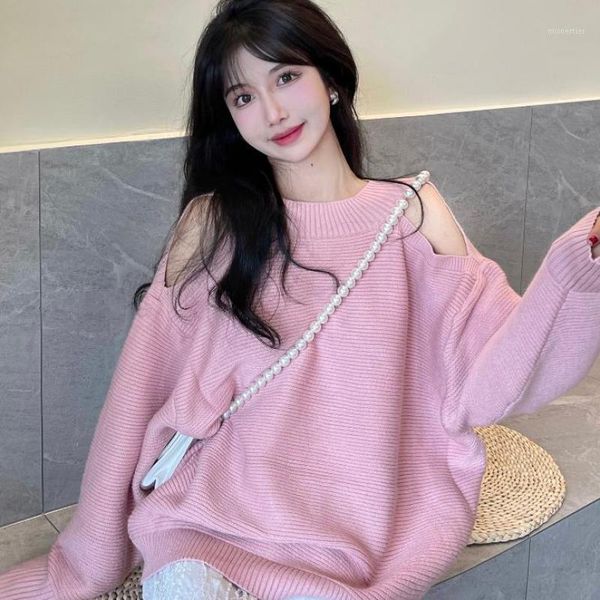 

women's sweaters women off shoulder sweater, White;black