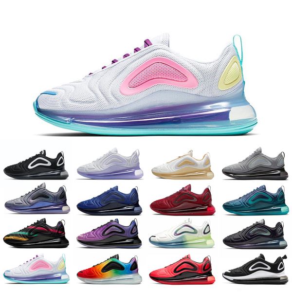 

720s running shoes man woman sneakers aqua powder be true black red bold branding bubble cool grey midnight navy nightshade oreo purple size